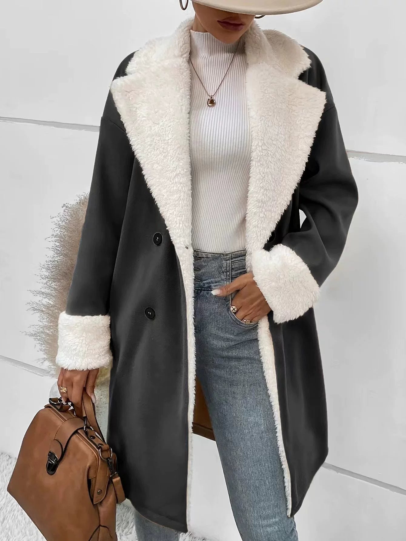Elegant Casual Wool Coat for Women