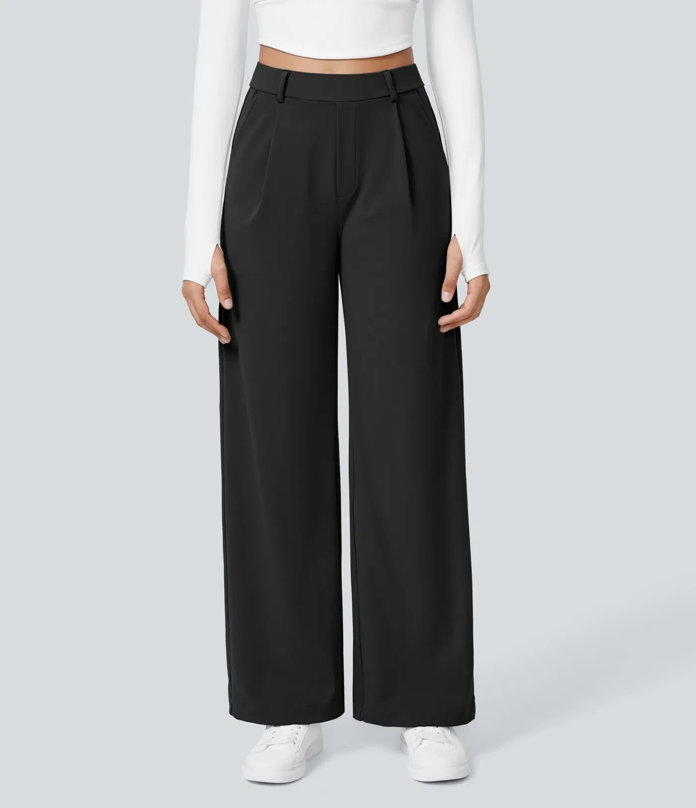 Polished Comfort High Waisted Pants