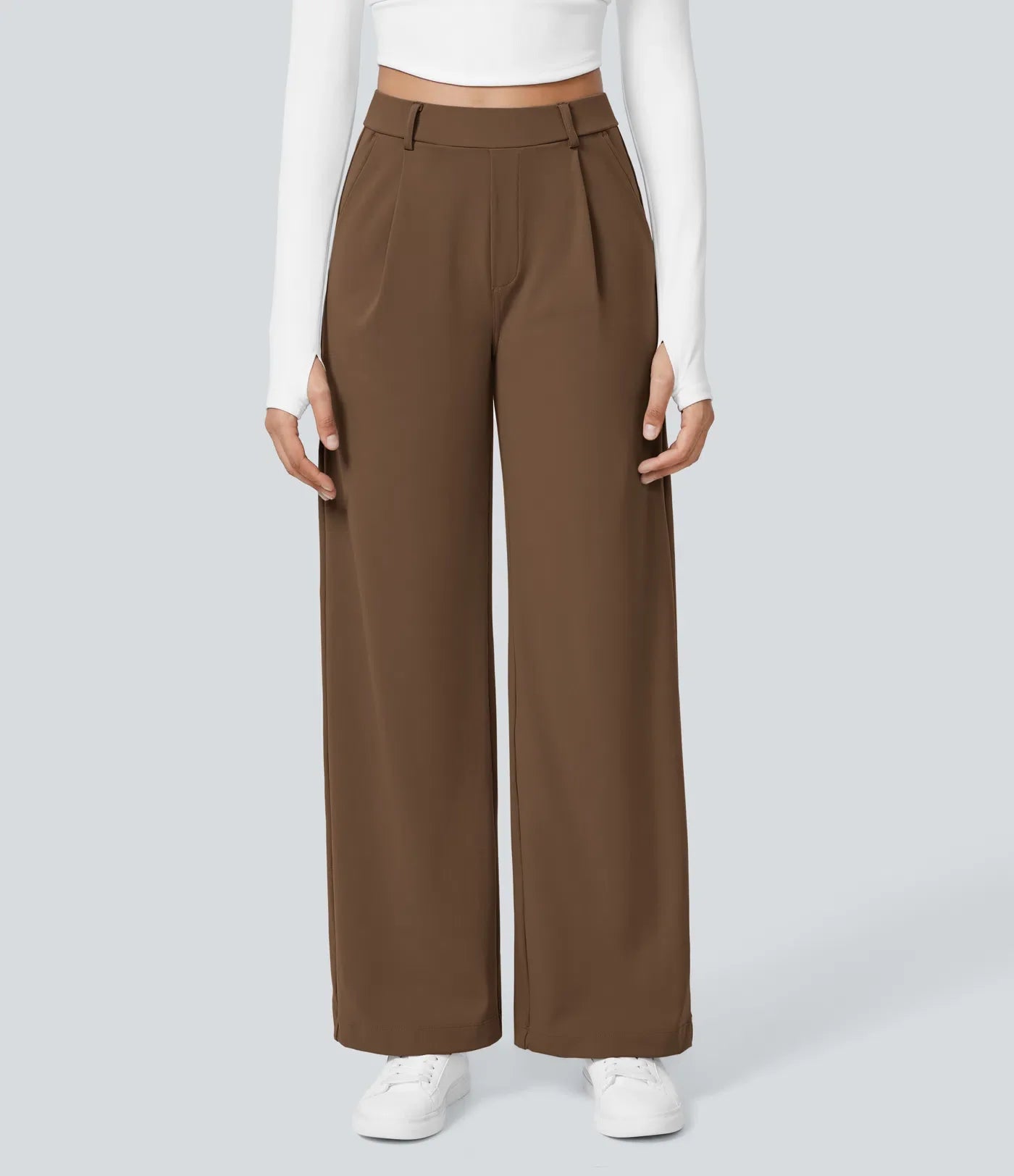 Polished Comfort High Waisted Pants